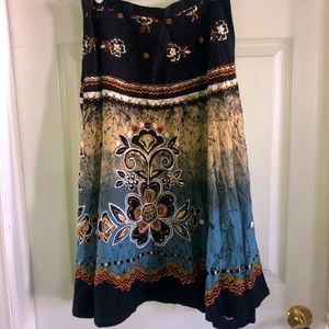 Floral bling skirt